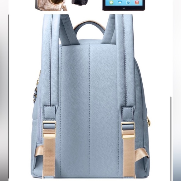 Michael Kors /  Backpack Slater MD Pale Blue - Picture 2 of 4
